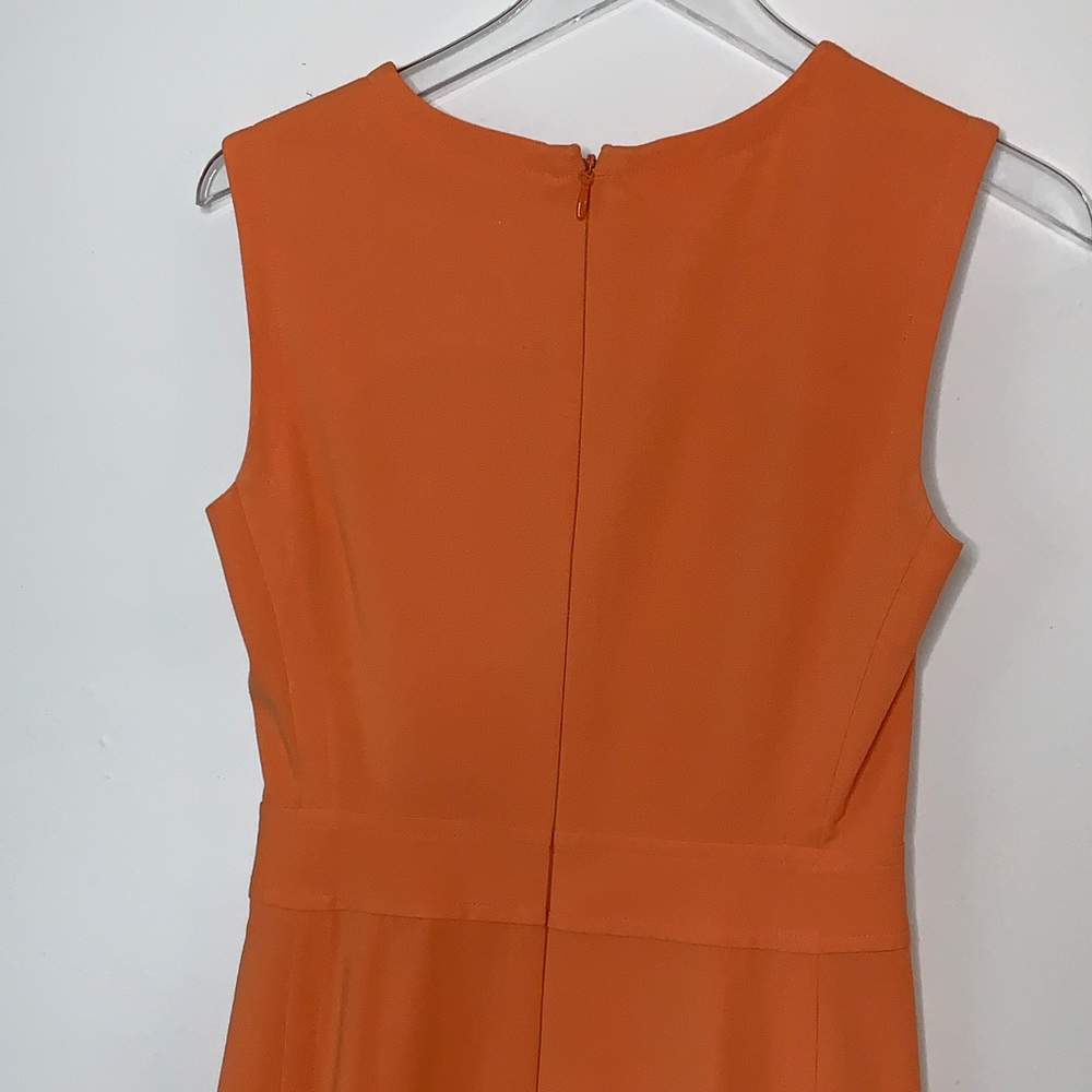 BCBG women’s Orange chambrey Dress - Size 4 - Picture 7 of 8